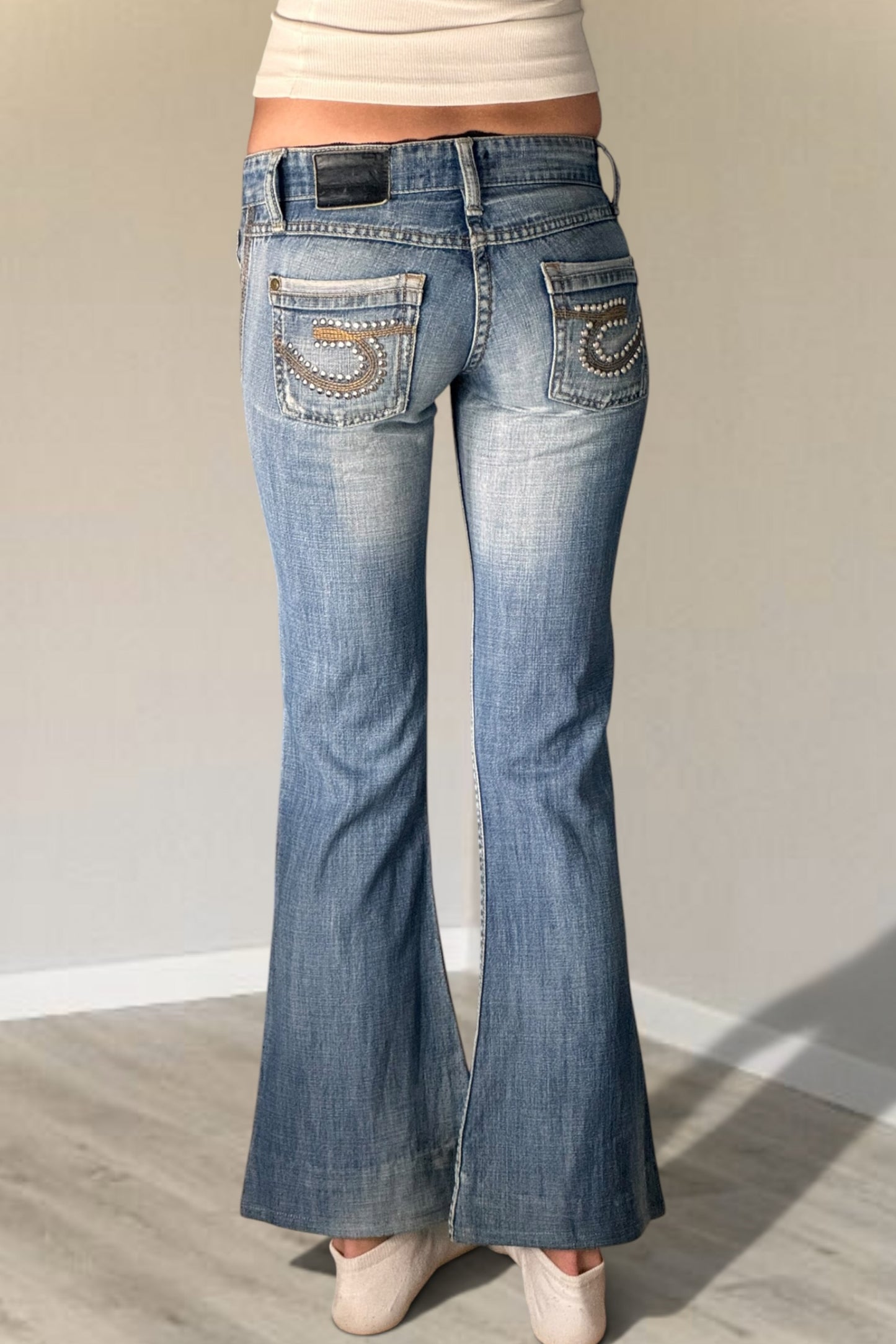 Lågmidjade jeans stl: XXS