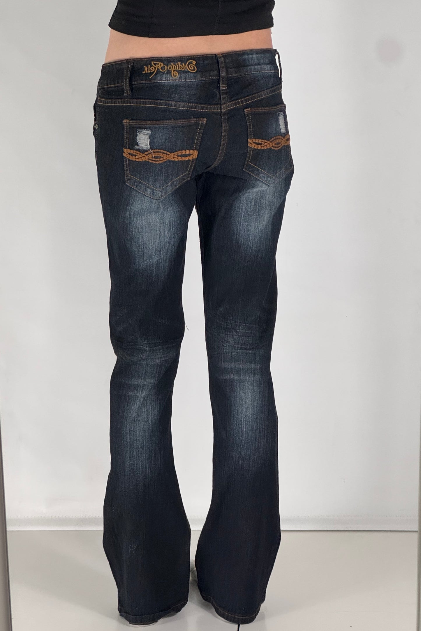 Lågmidjade jeans stl: S