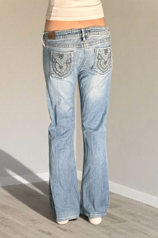 Lågmidjade jeans stl: M