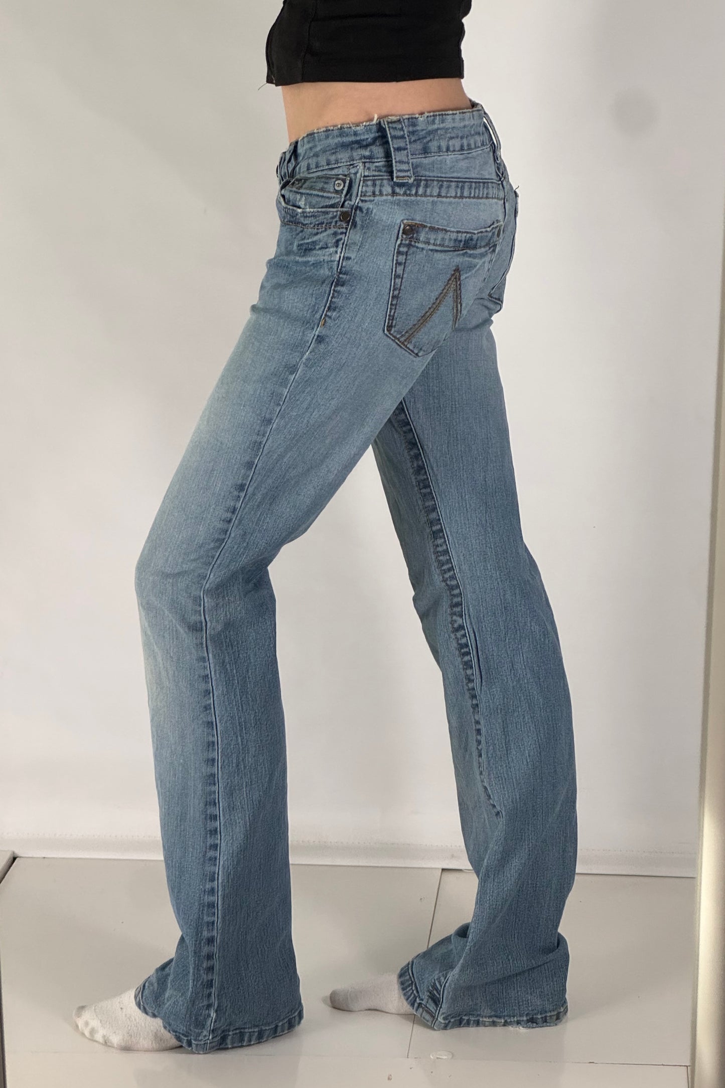 Lågmidjade jeans stl: S