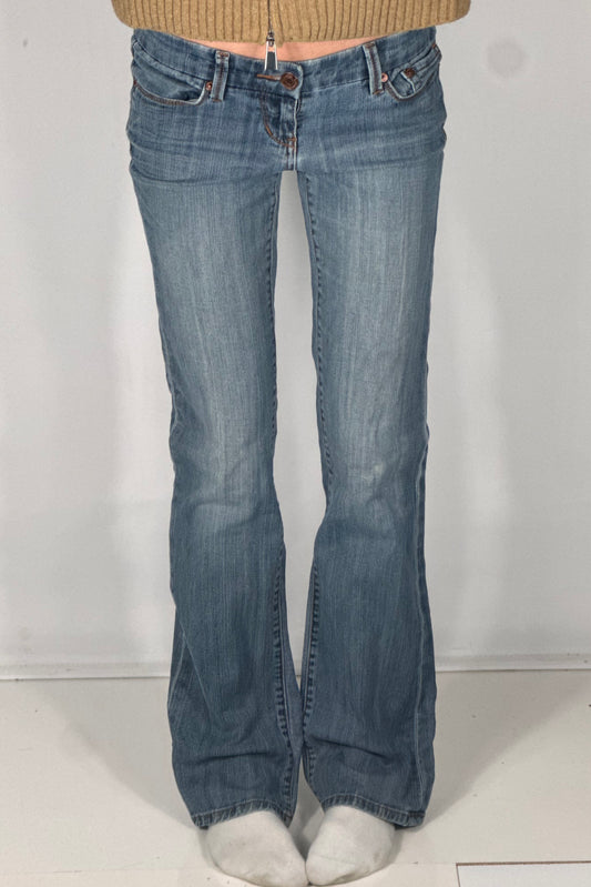 Lavtaljede jeans str: S