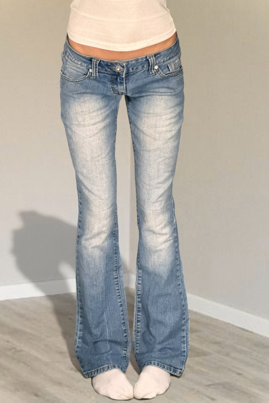 Lågmidjade jeans stl: S