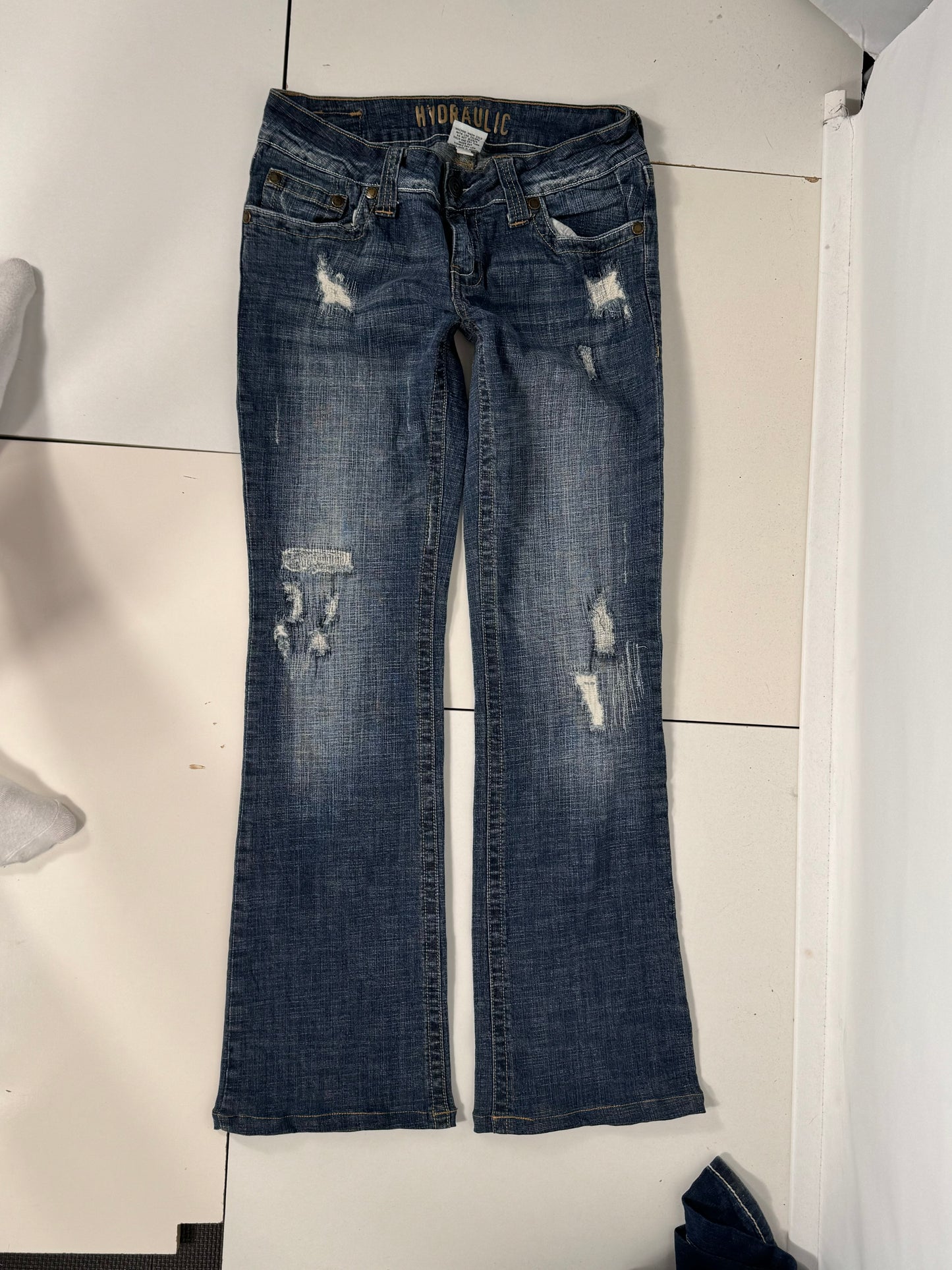 Lavtaljede jeans str: S