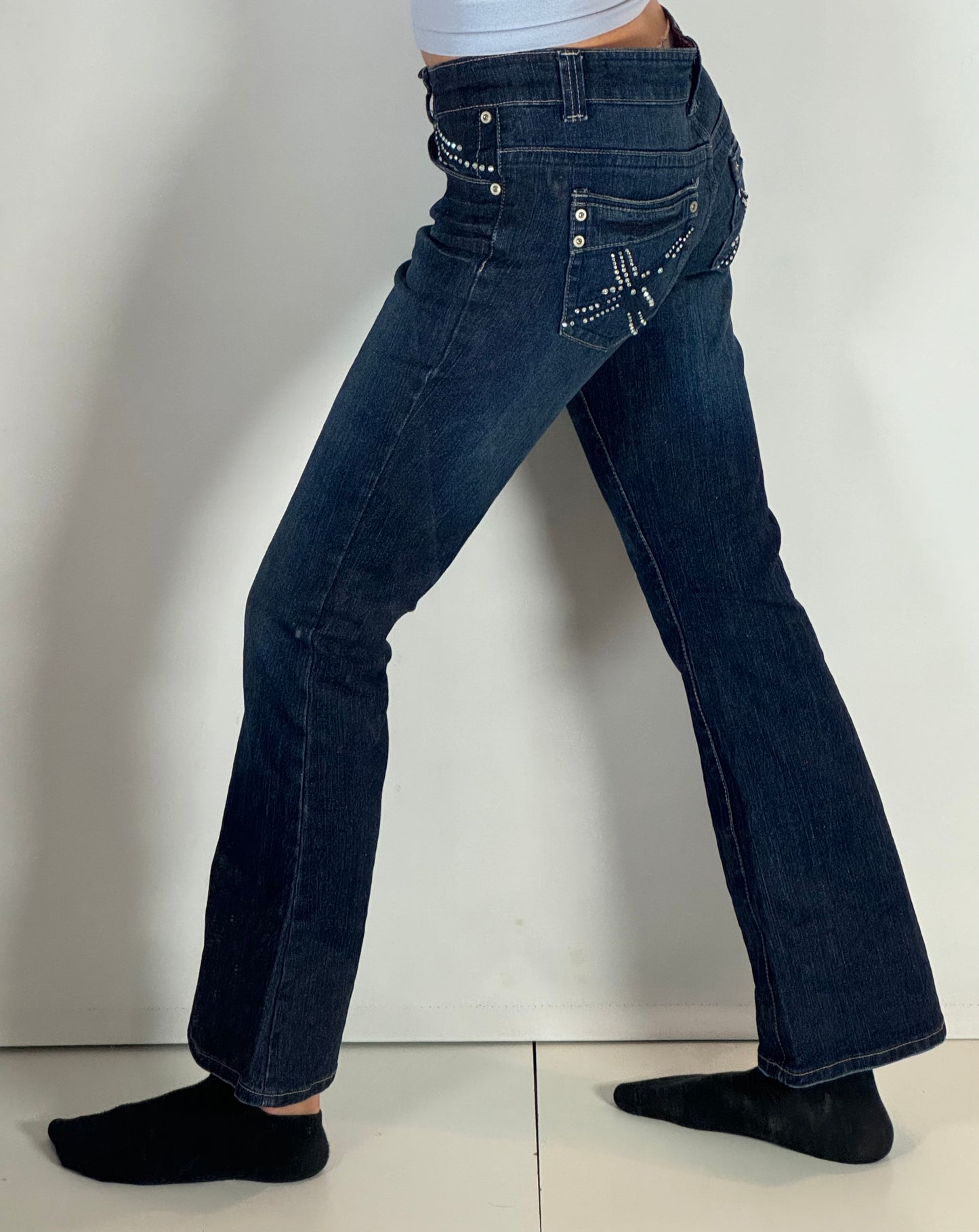 Lågmidjade jeans stl: S