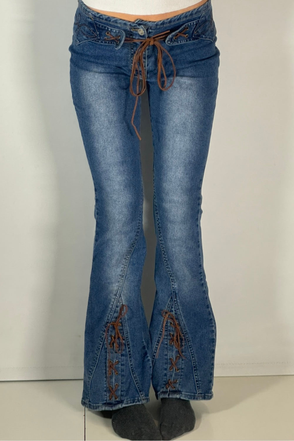 Lågmidjade jeans stl: S