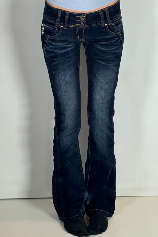Lågmidjade jeans stl: S