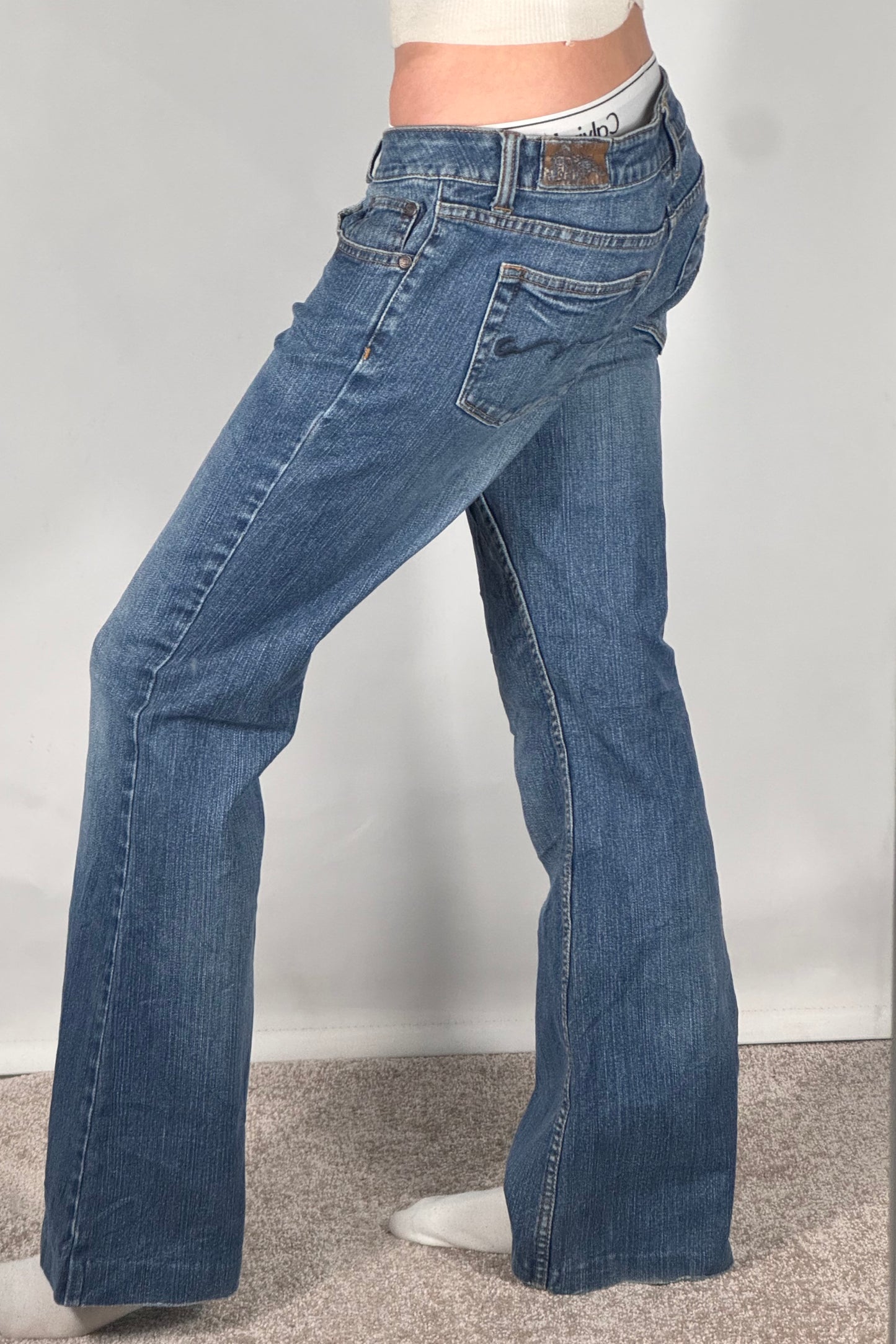 Lågmidjade jeans stl: S/M