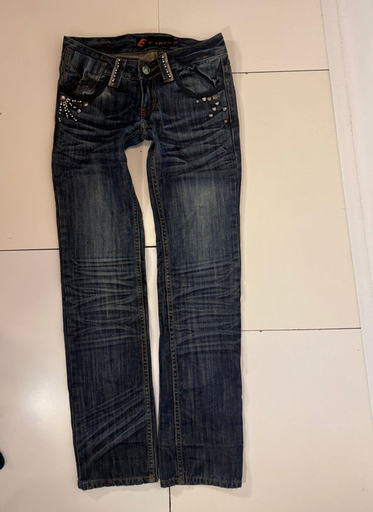 Lågmidjade jeans stl: XS