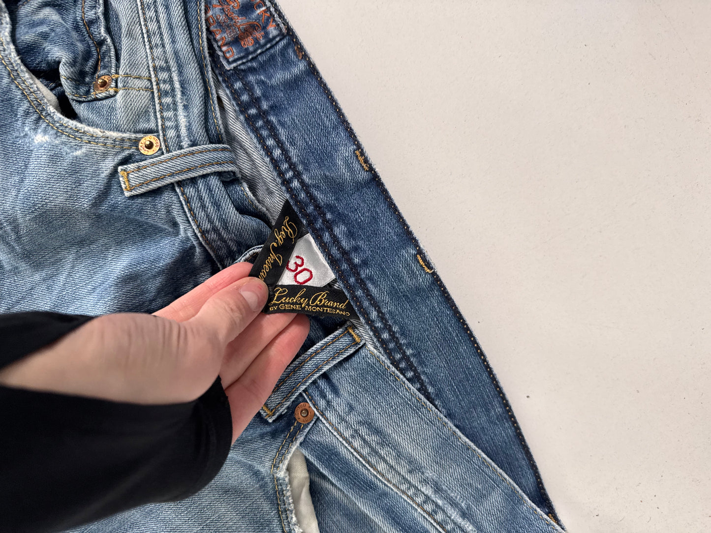 Lågmidjade jeans stl: S