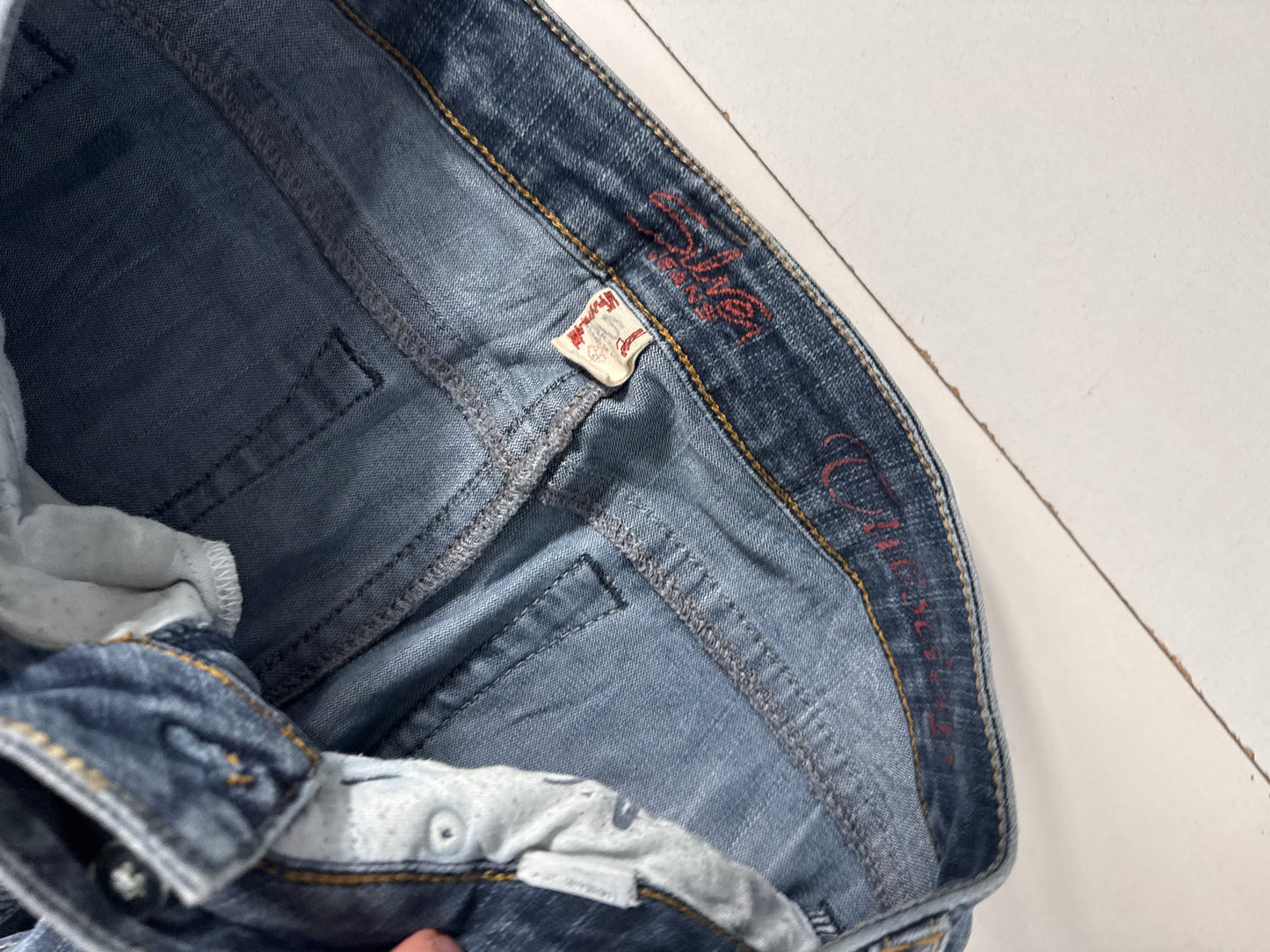 Lågmidjade jeans stl: S