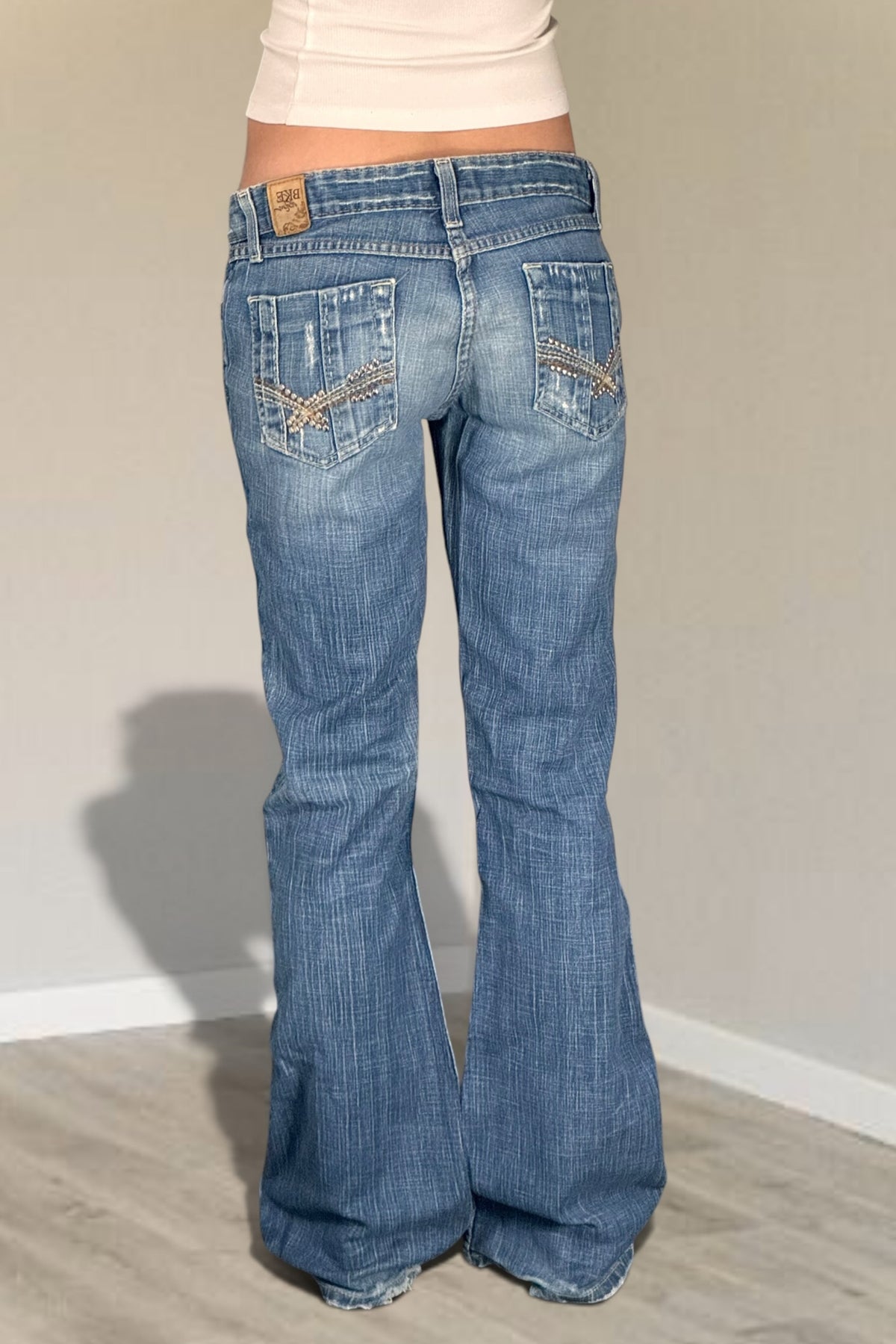 Lågmidjade jeans stl: S/M