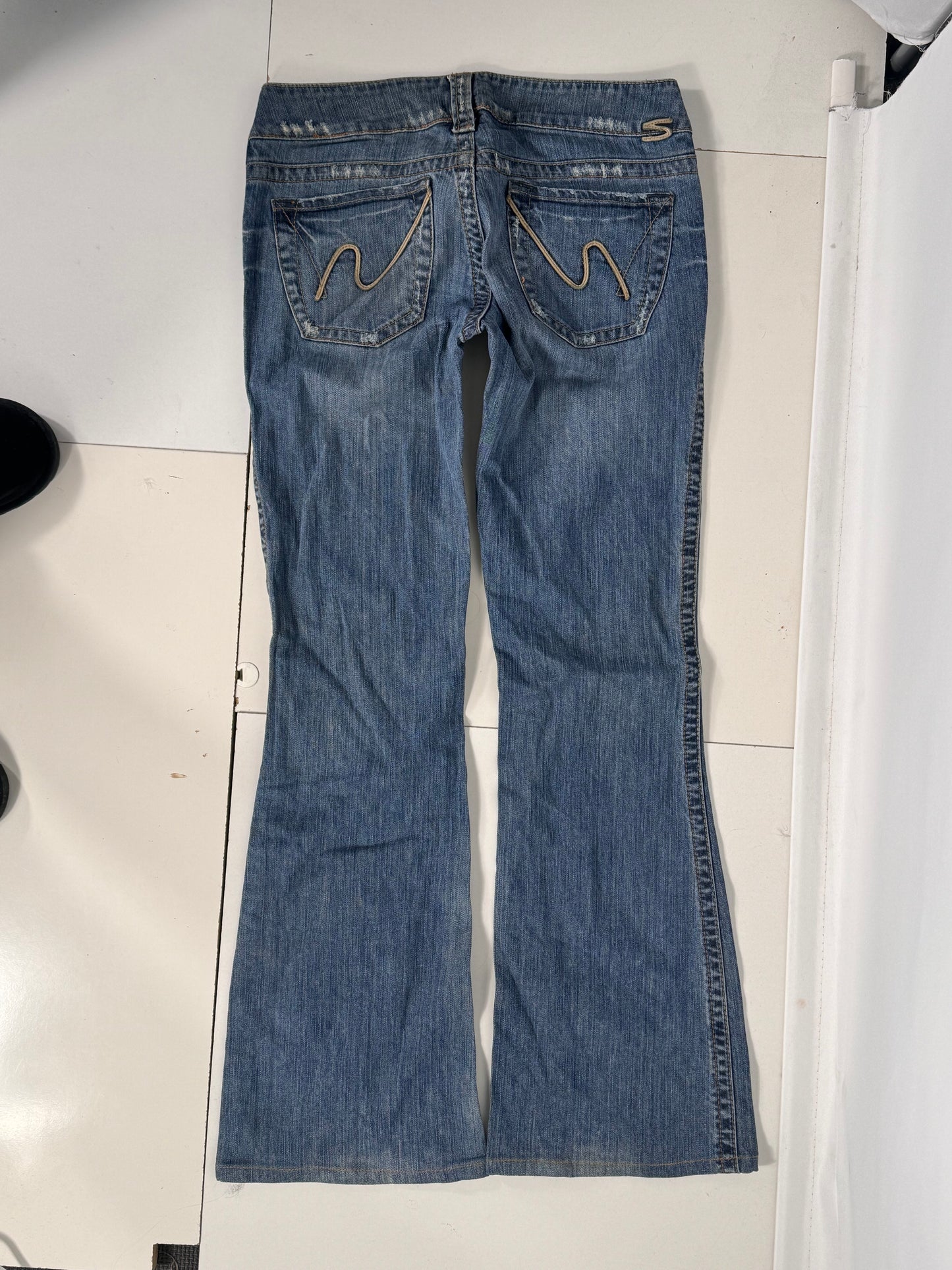 Lavtaljede jeans str: S
