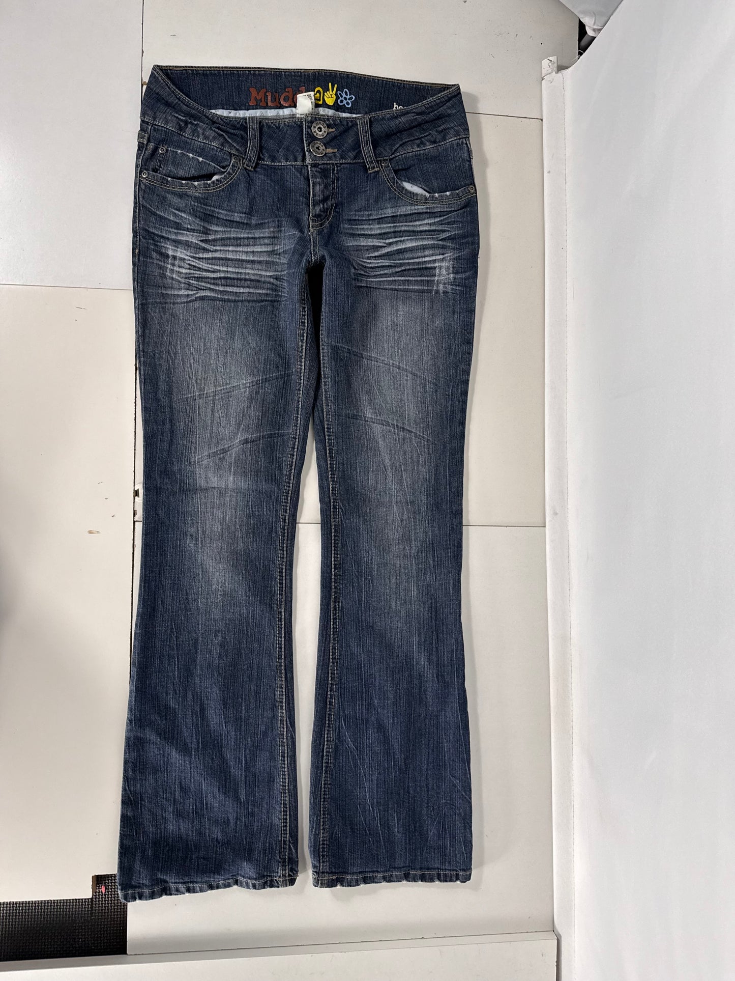 Lavtaljede jeans str: M