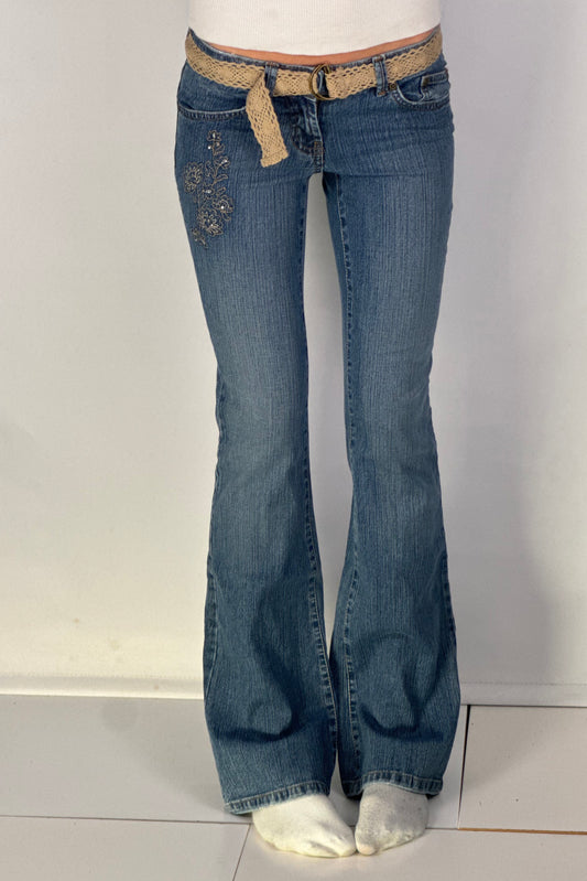 Lågmidjade jeans stl: XXS
