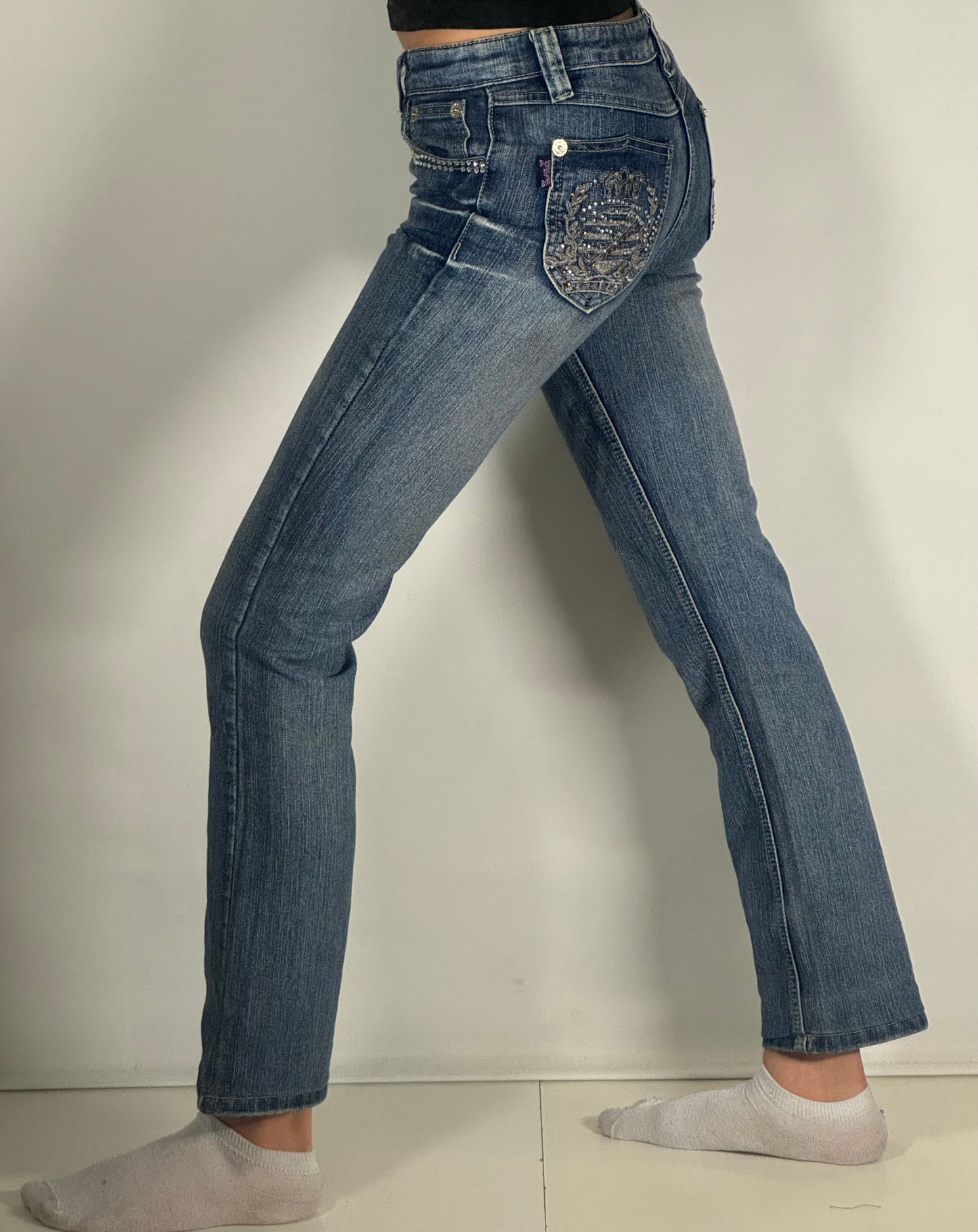 Lågmidjade jeans stl: XXS