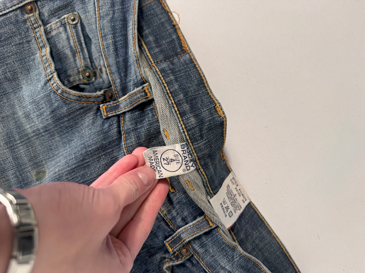 Utsvängda jeans stl: XS/S