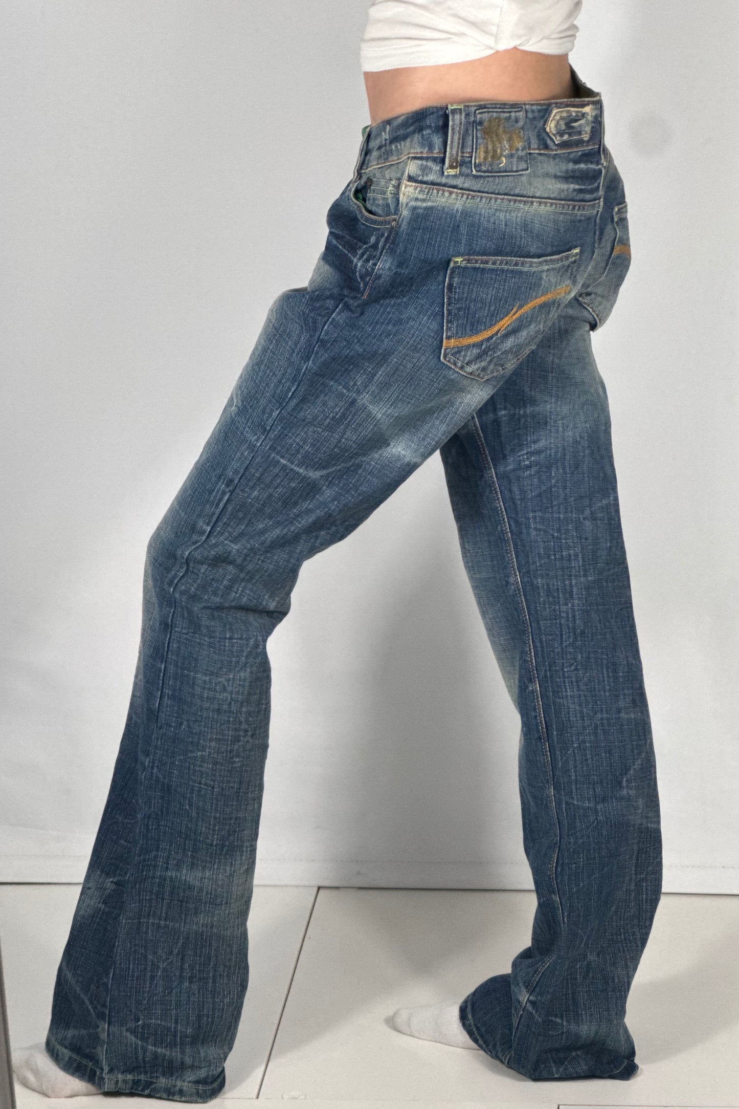 Lågmidjade jeans stl: M