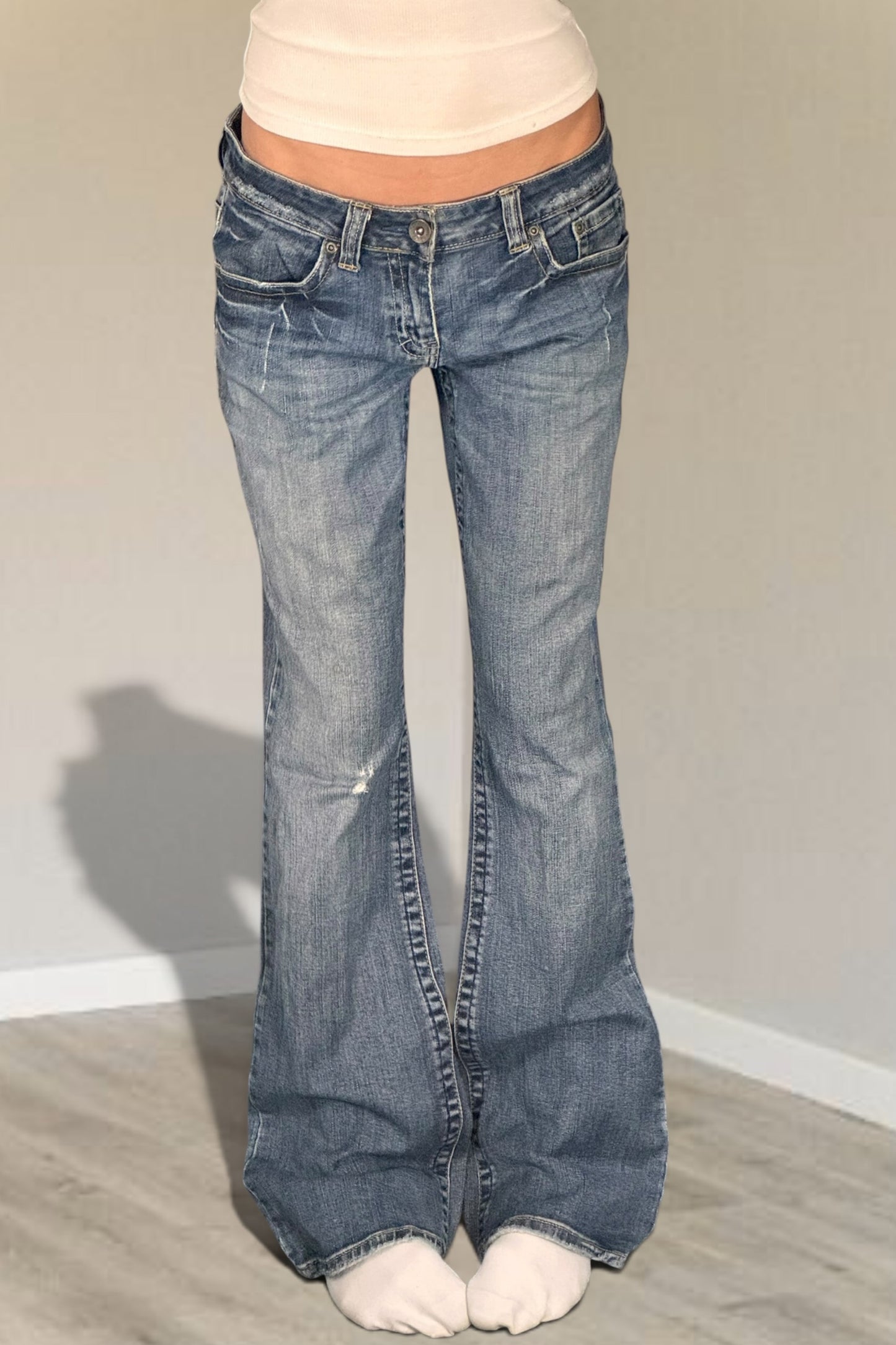 Lågmidjade jeans stl: M