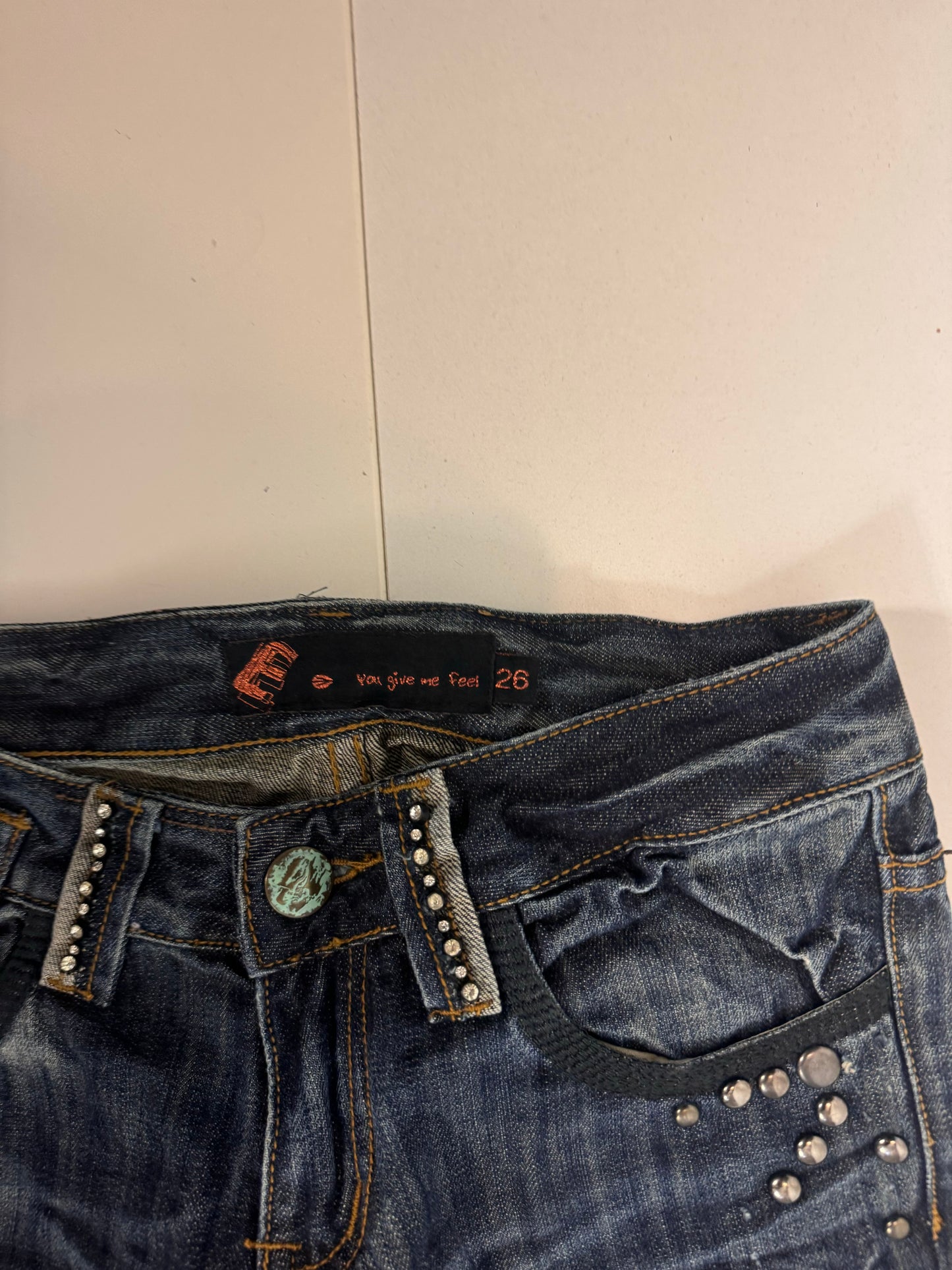 Lågmidjade jeans stl: XS