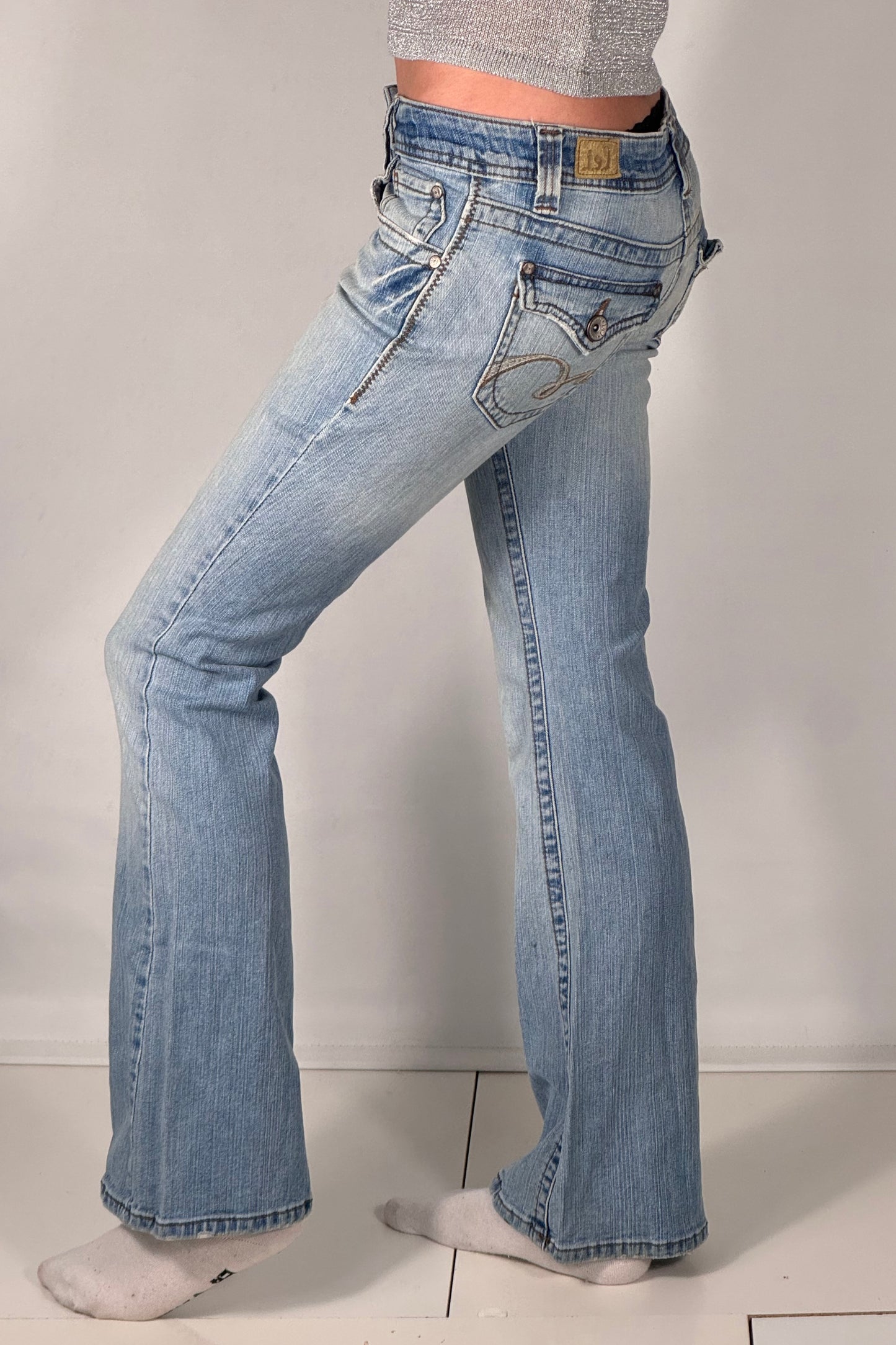 Lågmidjade jeans stl: XS