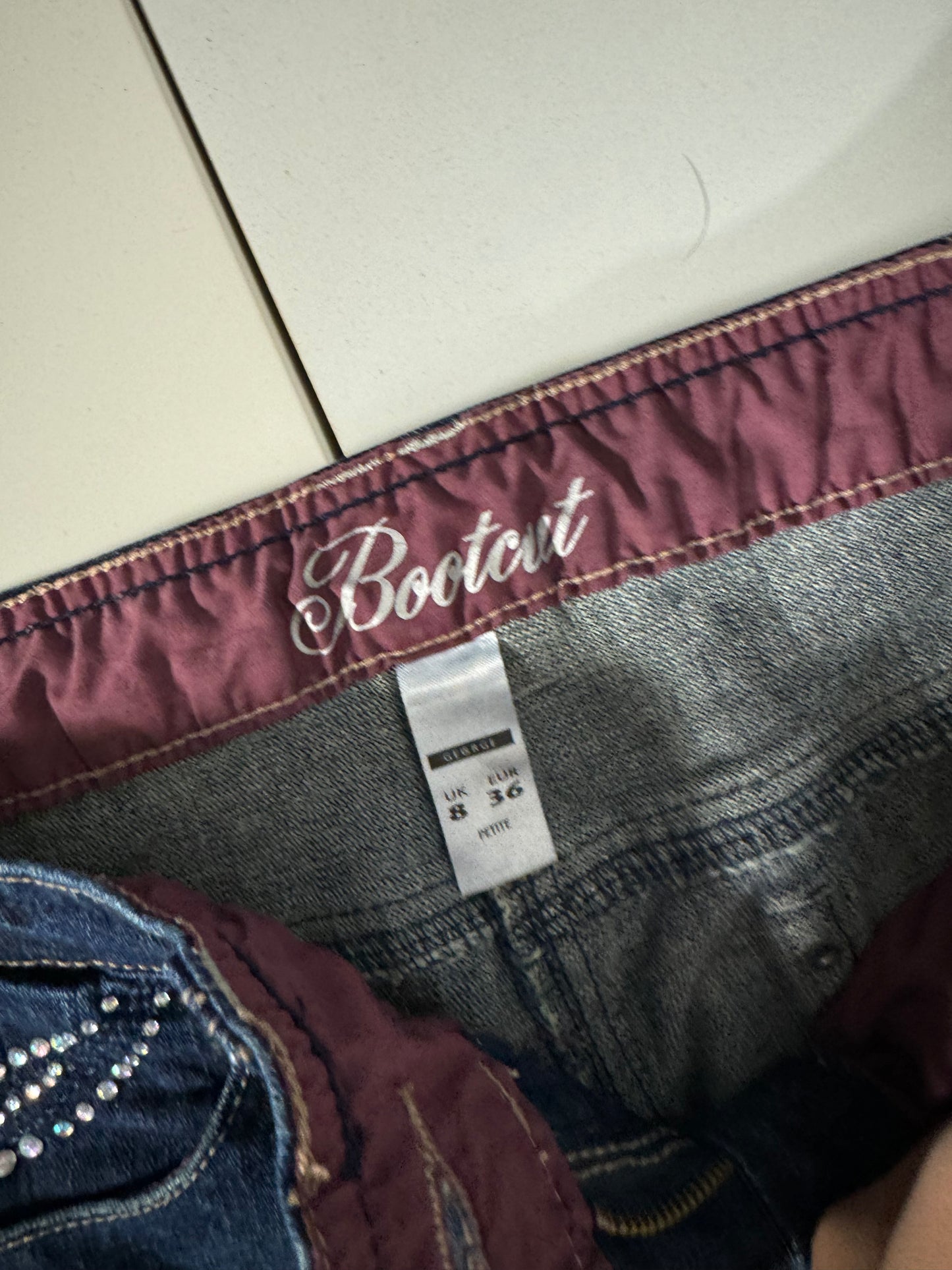 Lågmidjade jeans stl: S