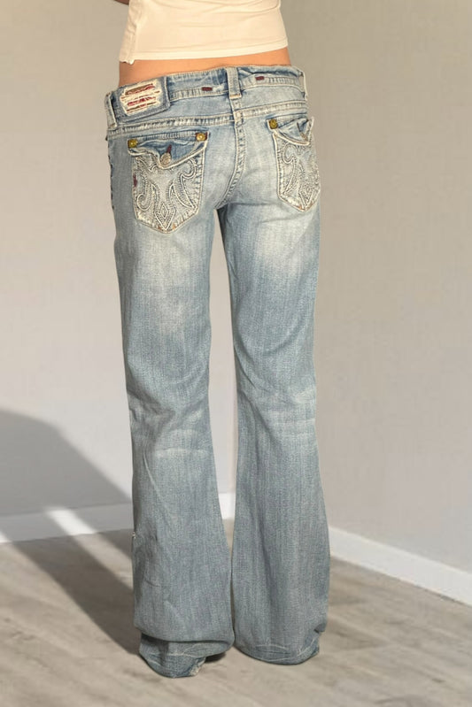 Lågmidjade jeans stl: M