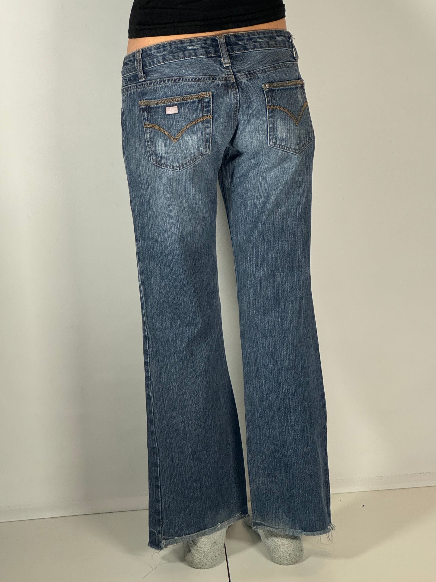 Lågmidjade jeans stl: S/M