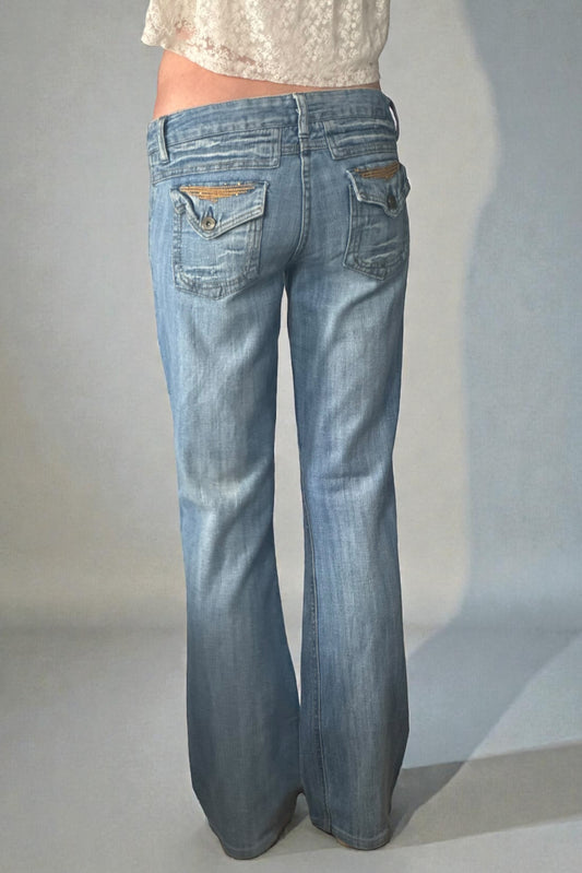 Lågmidjade jeans stl: S