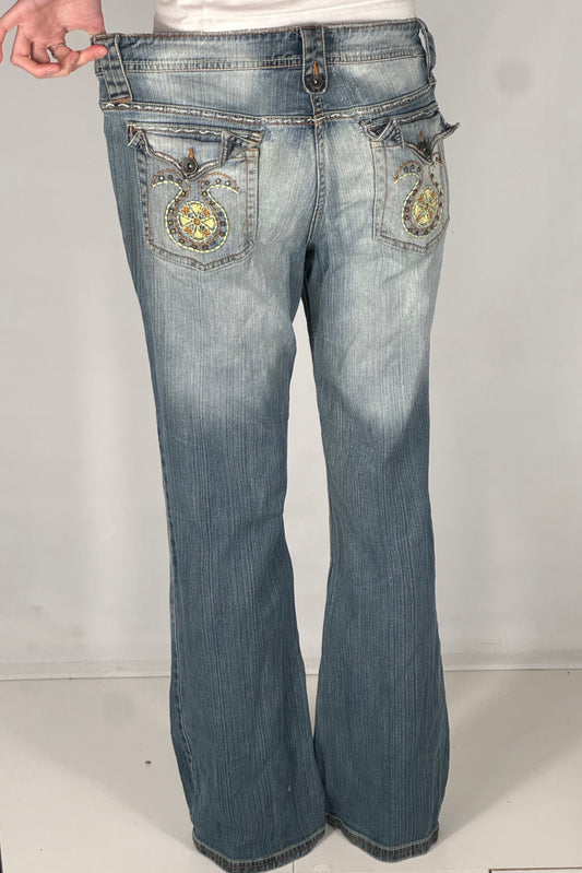 Lågmidjade jeans stl: M