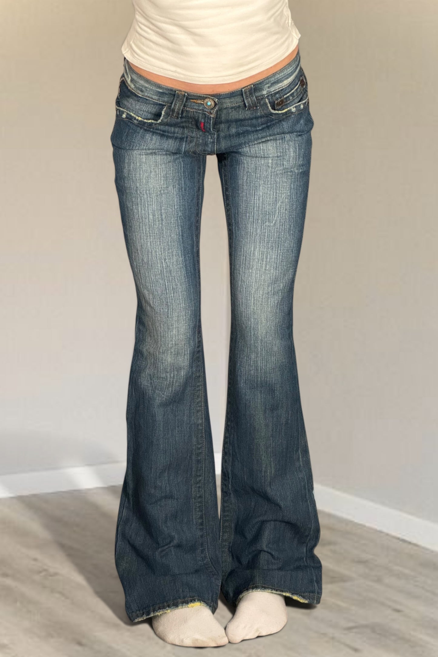 Lågmidjade jeans stl: XS