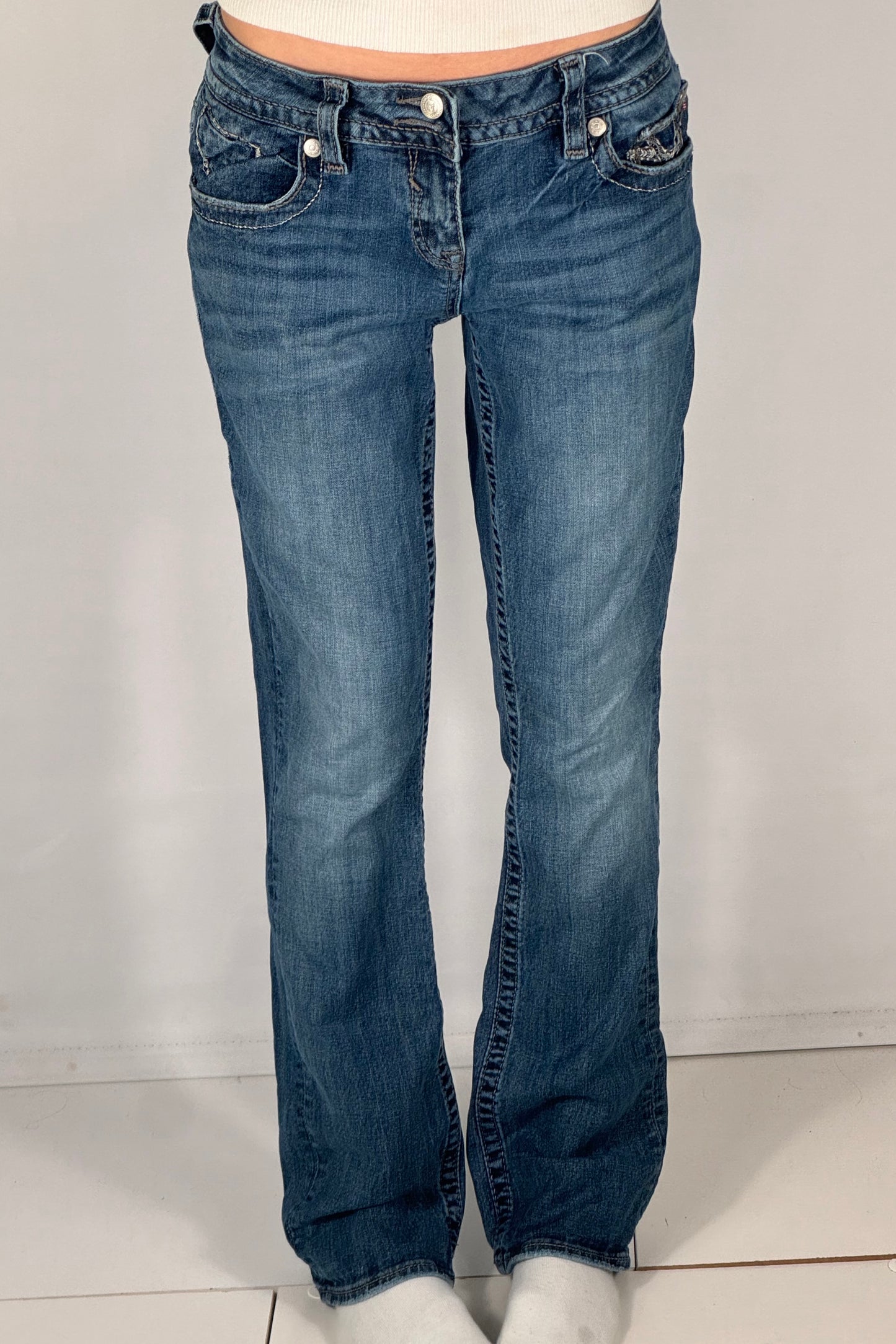 Lågmidjade jeans stl: M