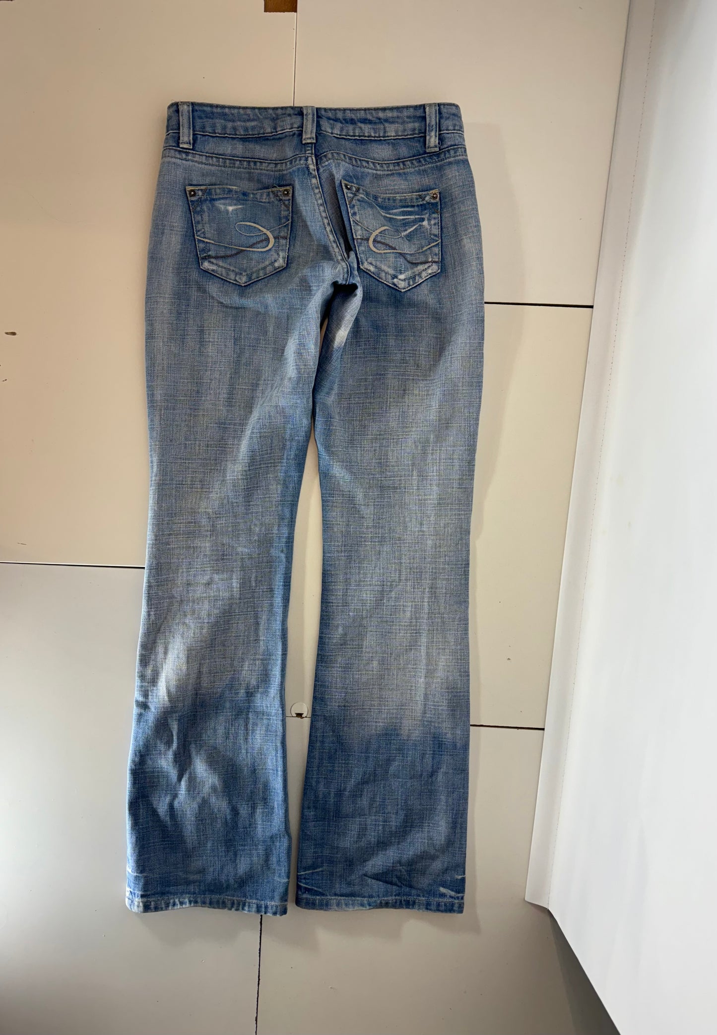 Lågmidjade jeans–stl: S