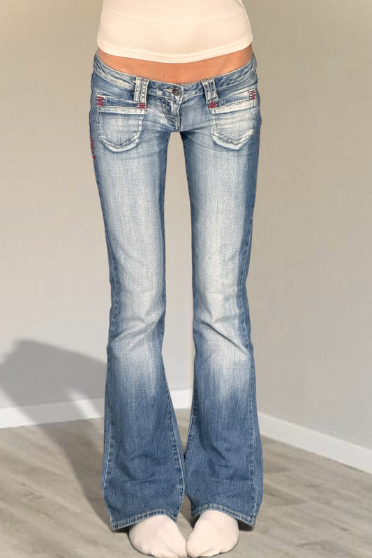 Lågmidjade jeans stl: XS