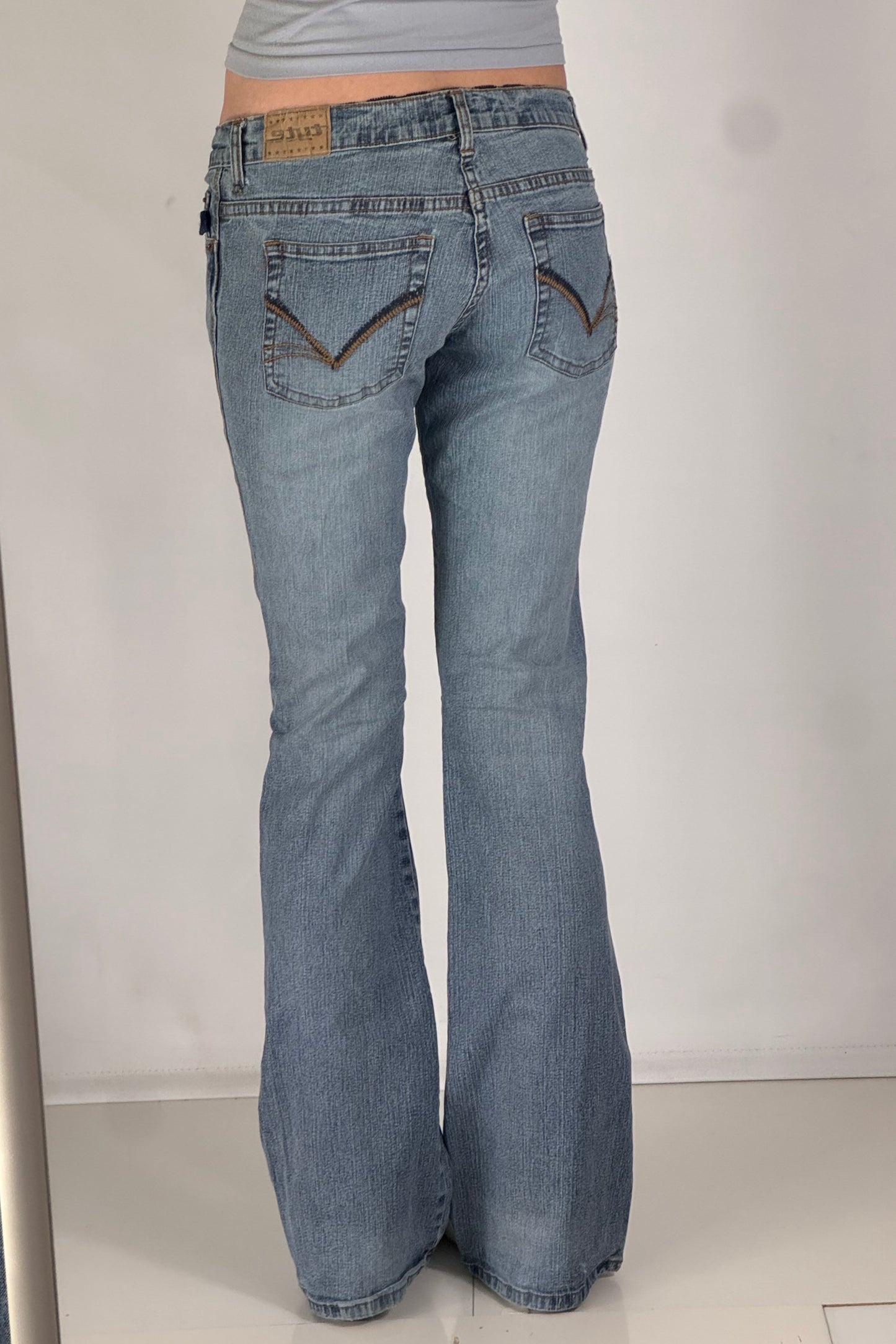 Lågmidjade jeans stl: S
