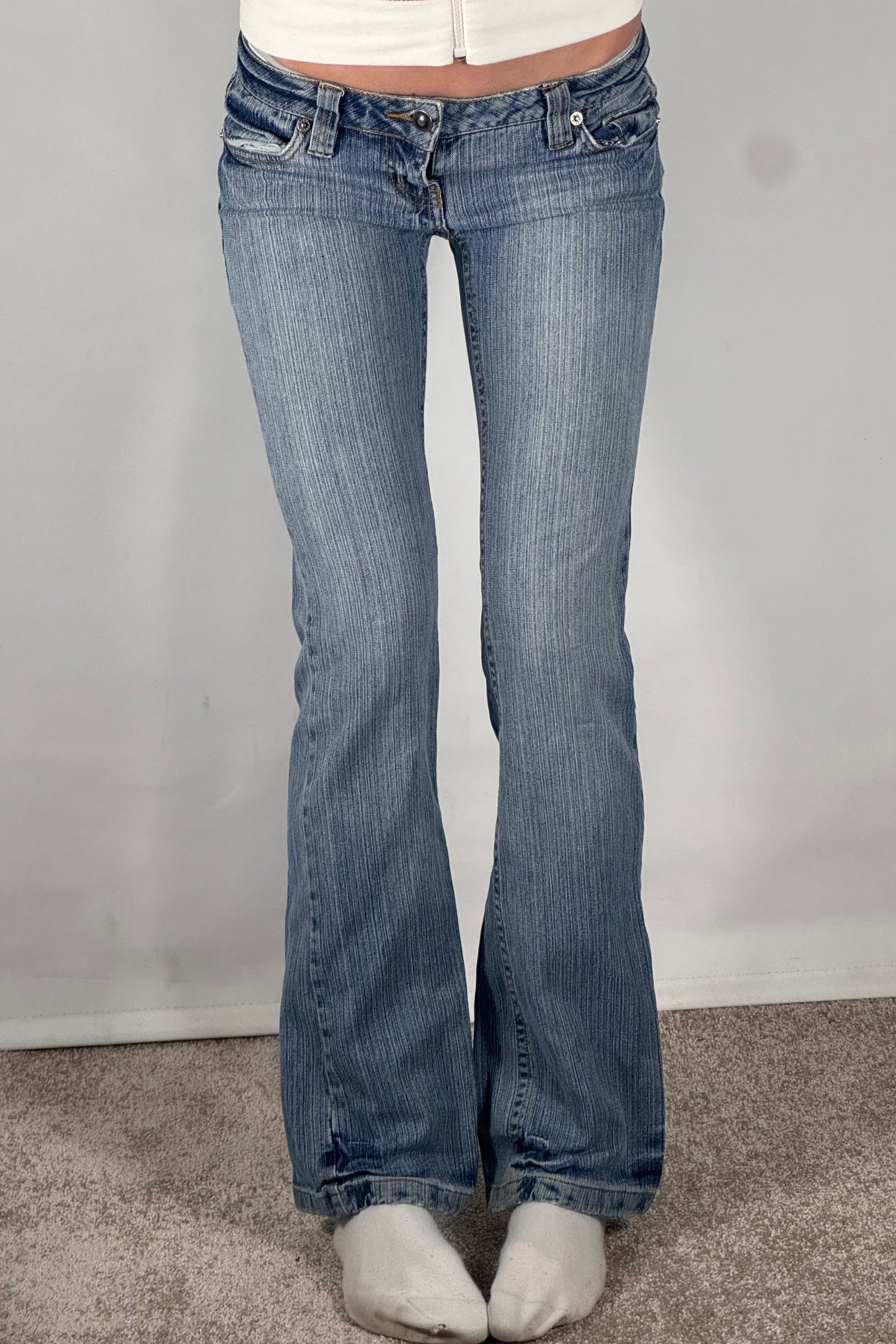 Lågmidjade jeans stl: XXS