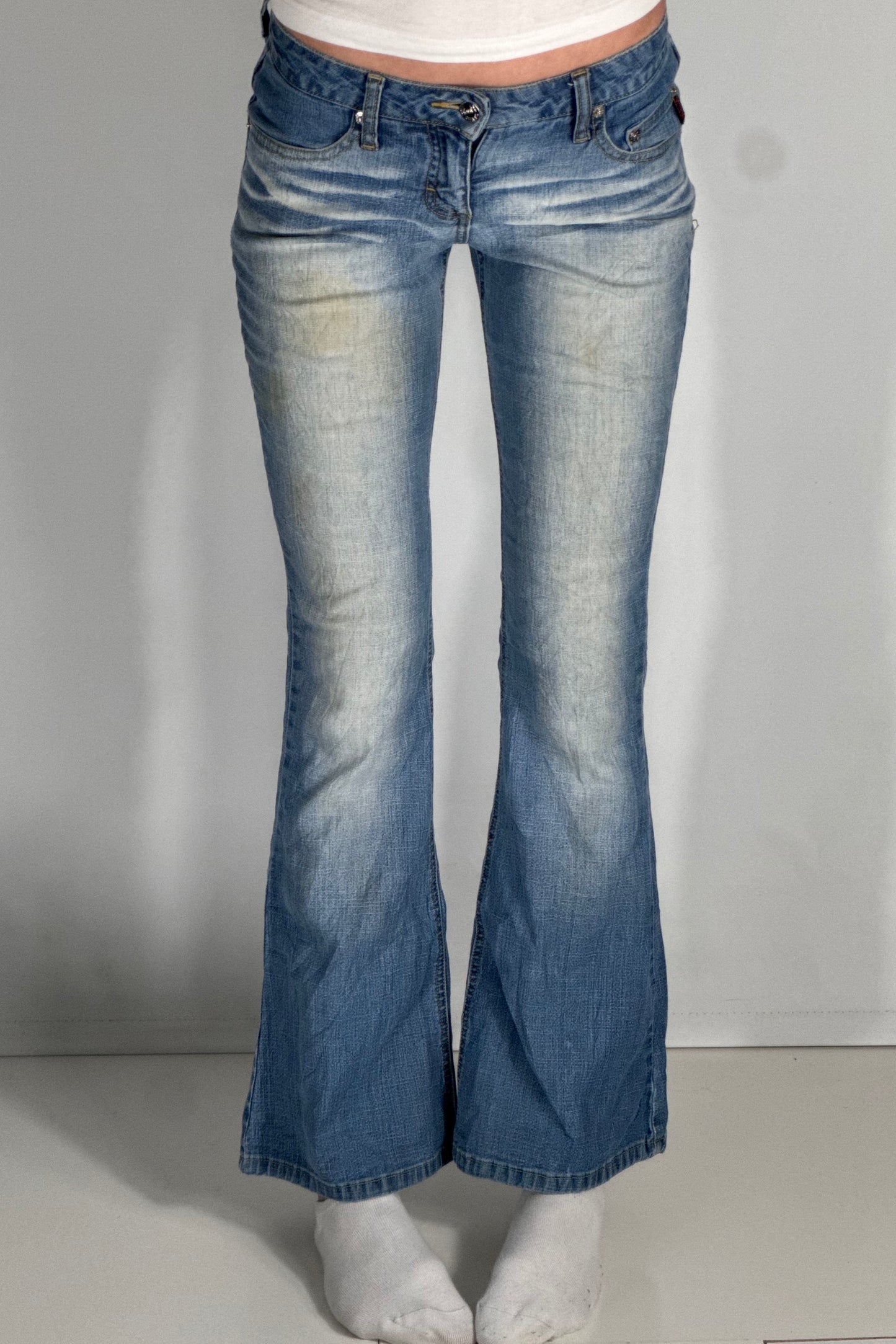 Lågmidjade jeans stl: XXS