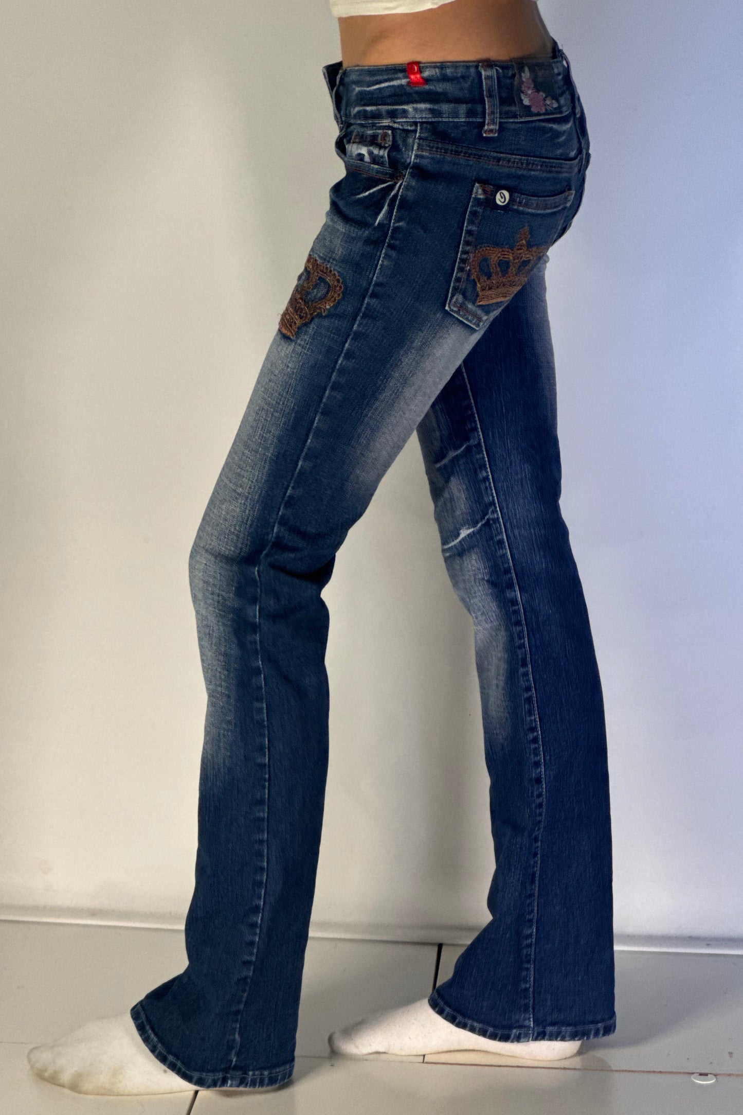 Lågmidjade jeans stl: XS
