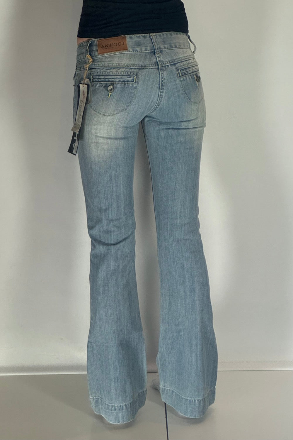 Lågmidjade jeans–stl: XXS