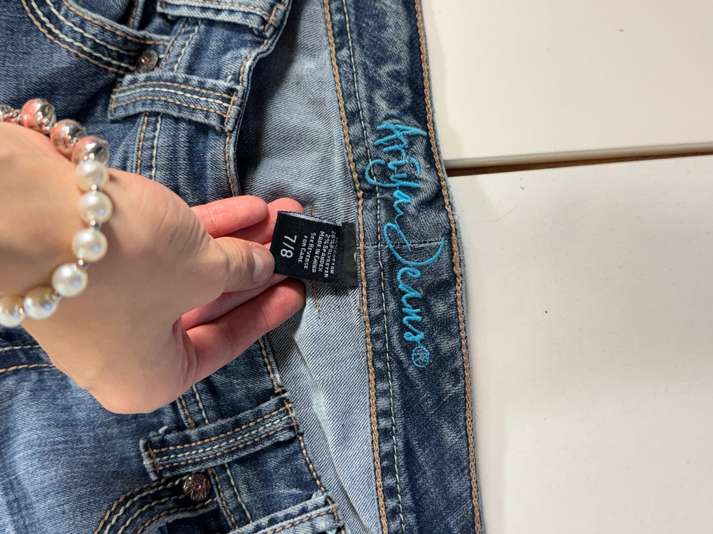 Lågmidjade jeans stl: S