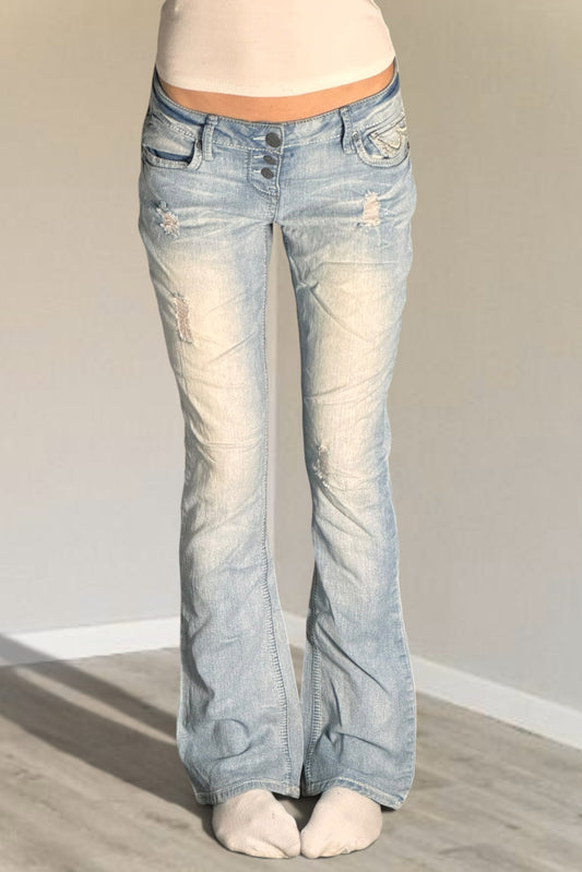 Lågmidjade jeans stl: S