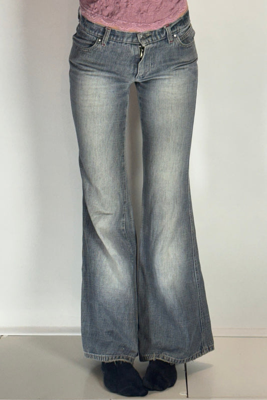 Lågmidjade jeans–stl: XS