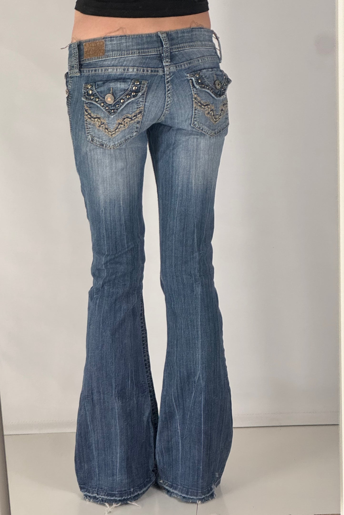 Lågmidjade jeans stl: XS