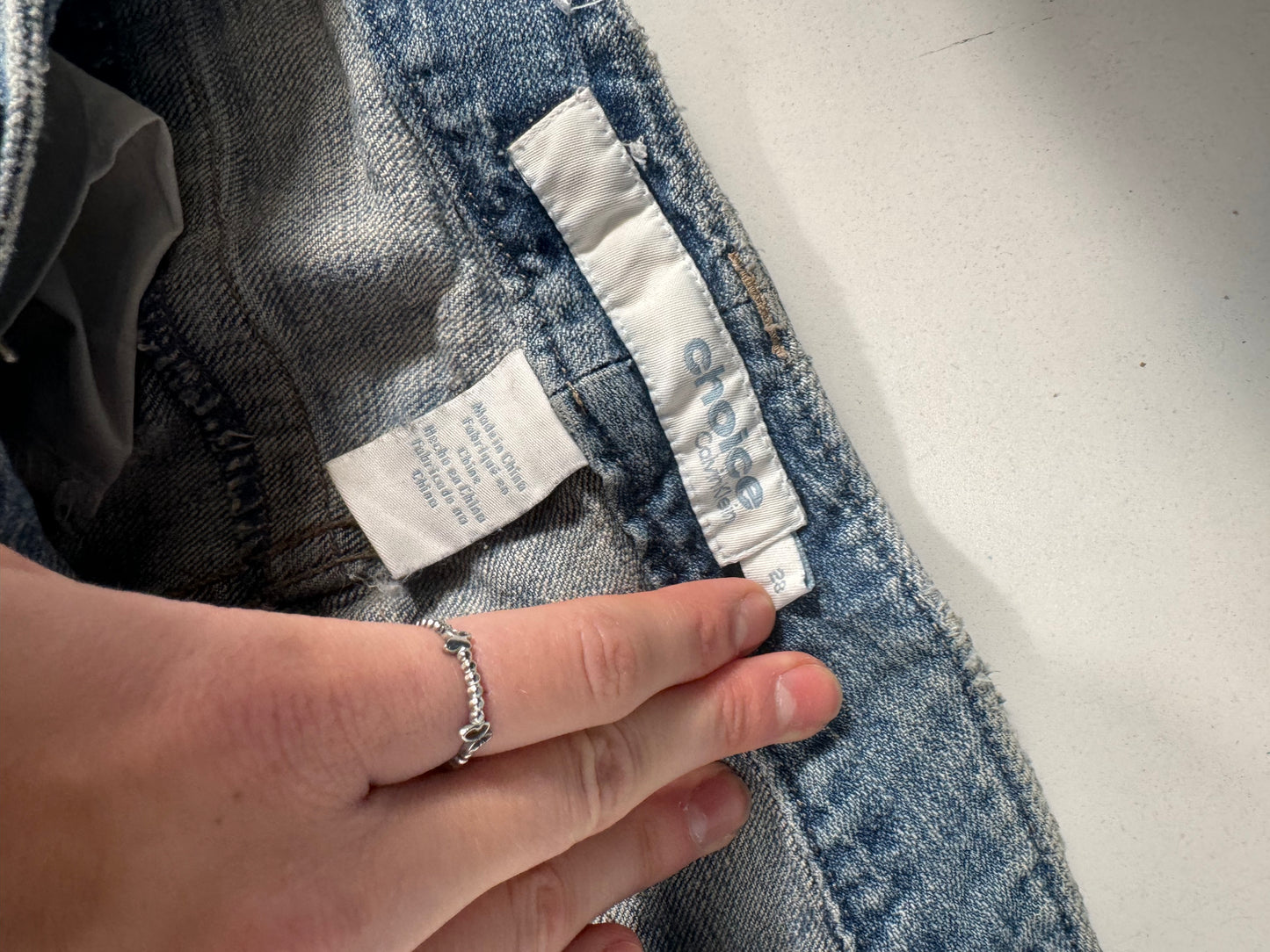 Lågmidjade jeans stl: S