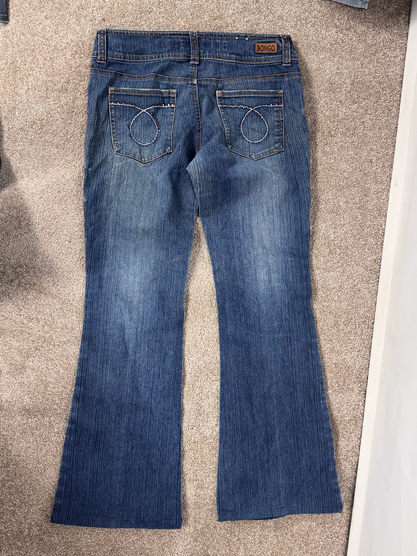 Lavtaljede jeans str: S