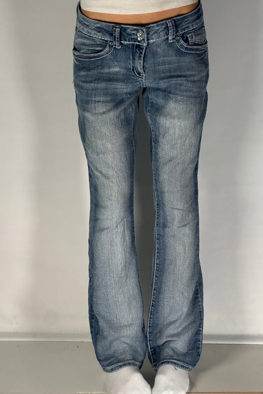 Lågmidjade jeans stl: S