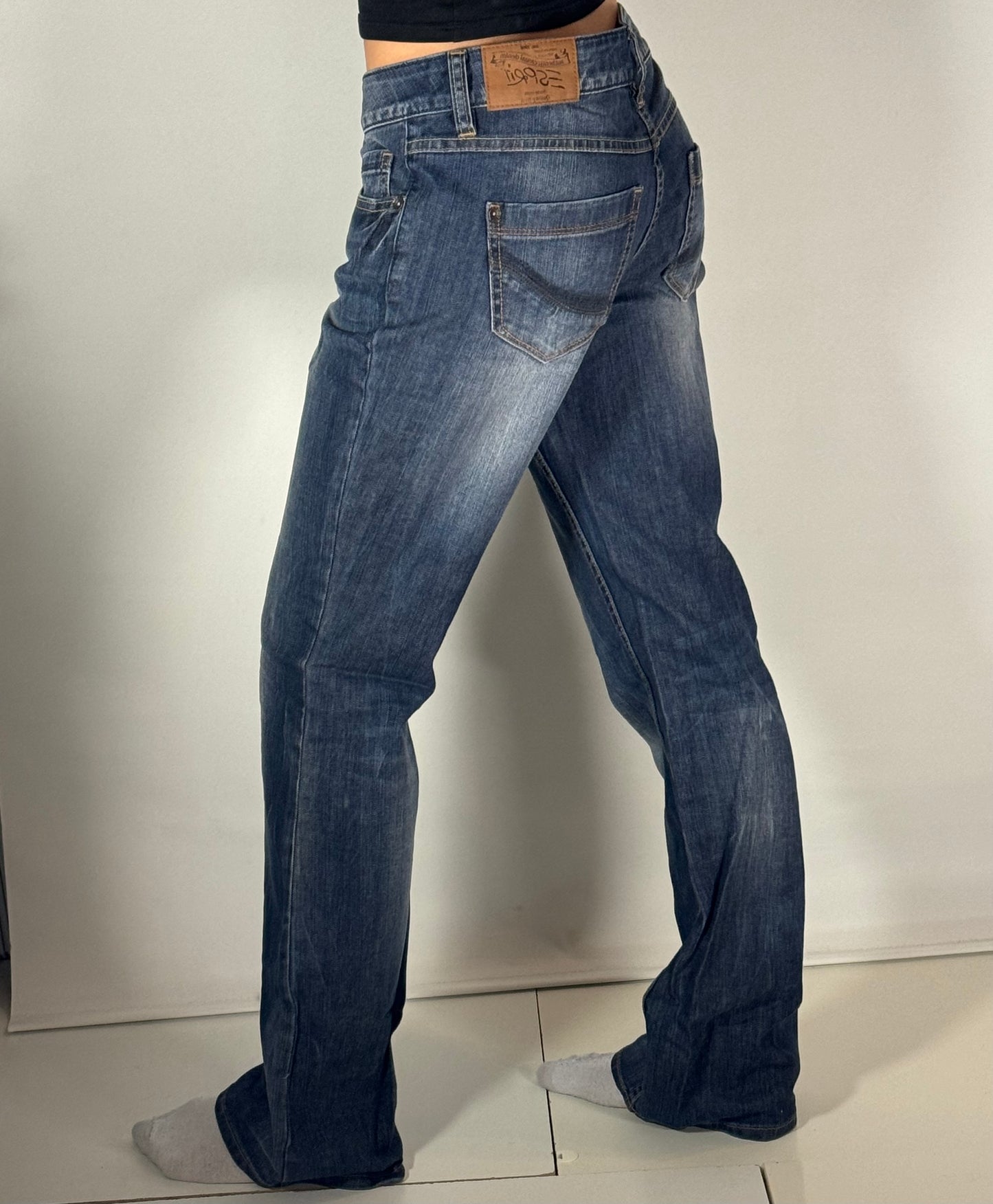 Lågmidjade jeans stl: M
