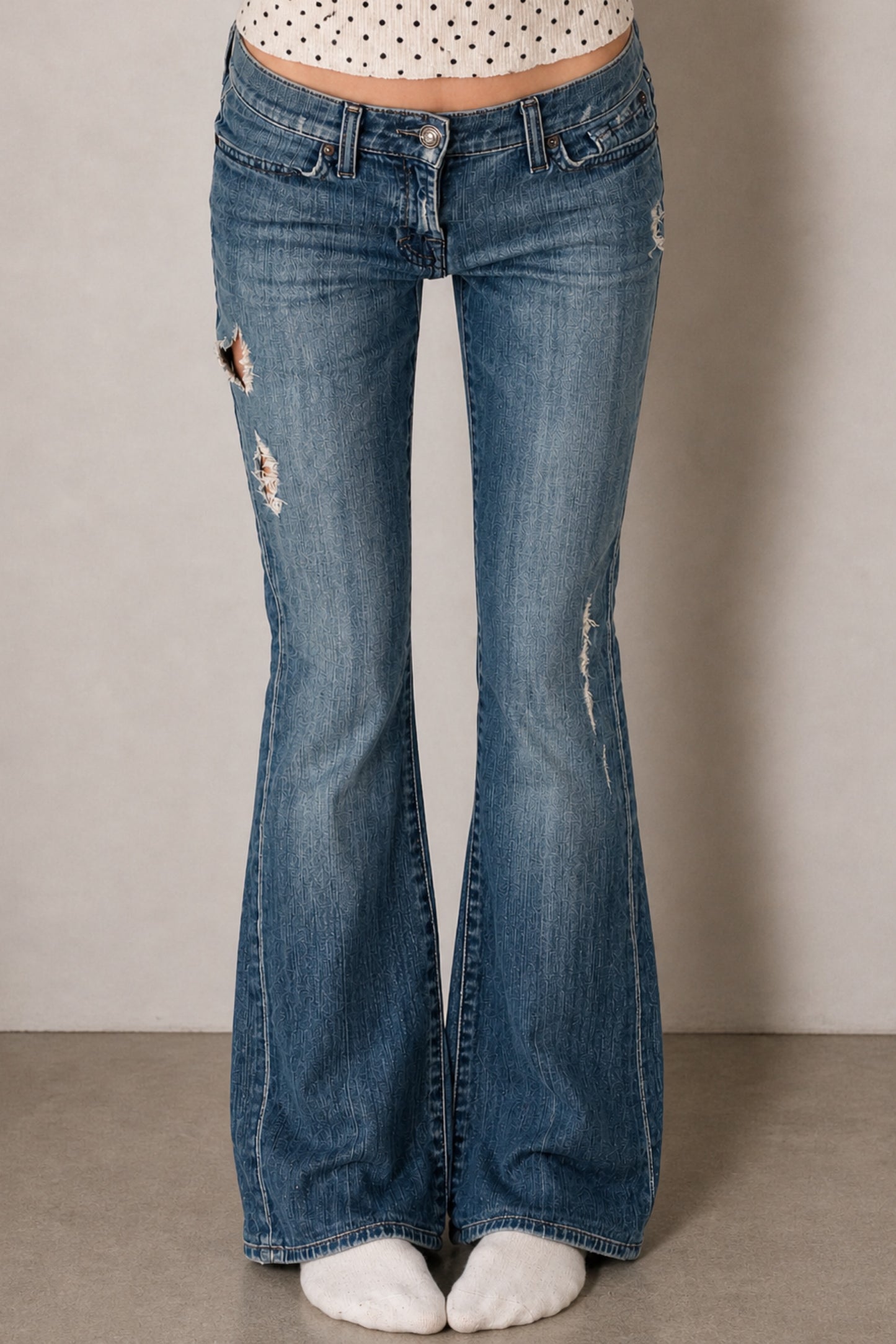 Lågmidjade jeans stl: S