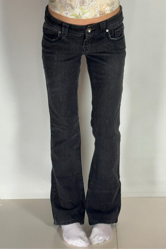 Lågmidjade jeans–stl: S