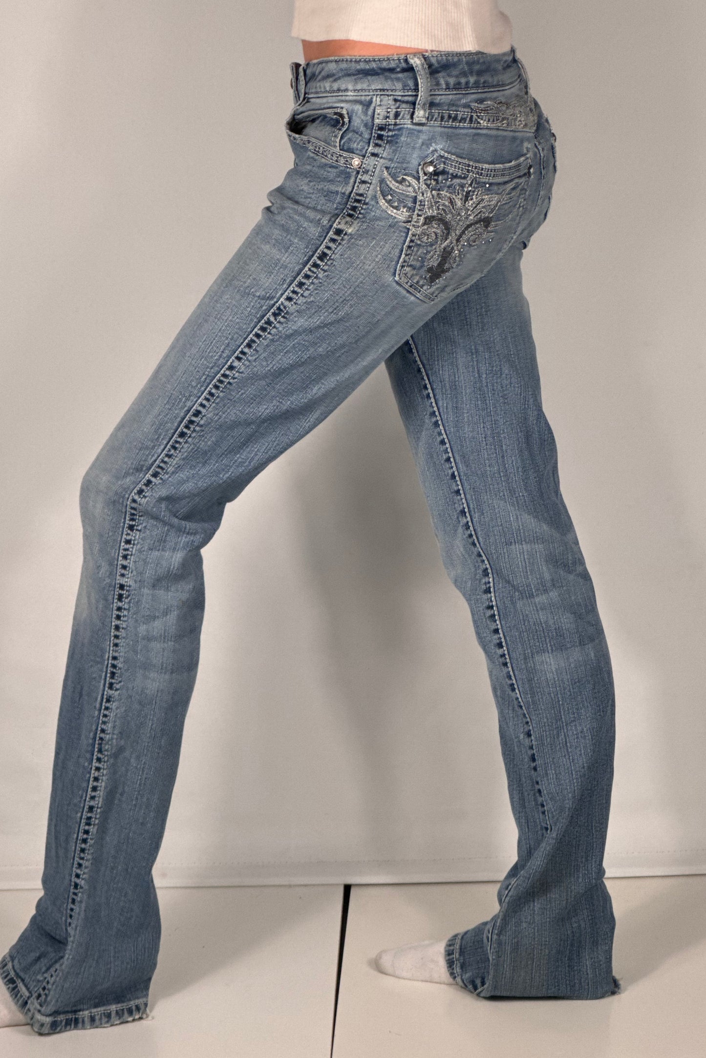 Lavtaljede jeans str: XS