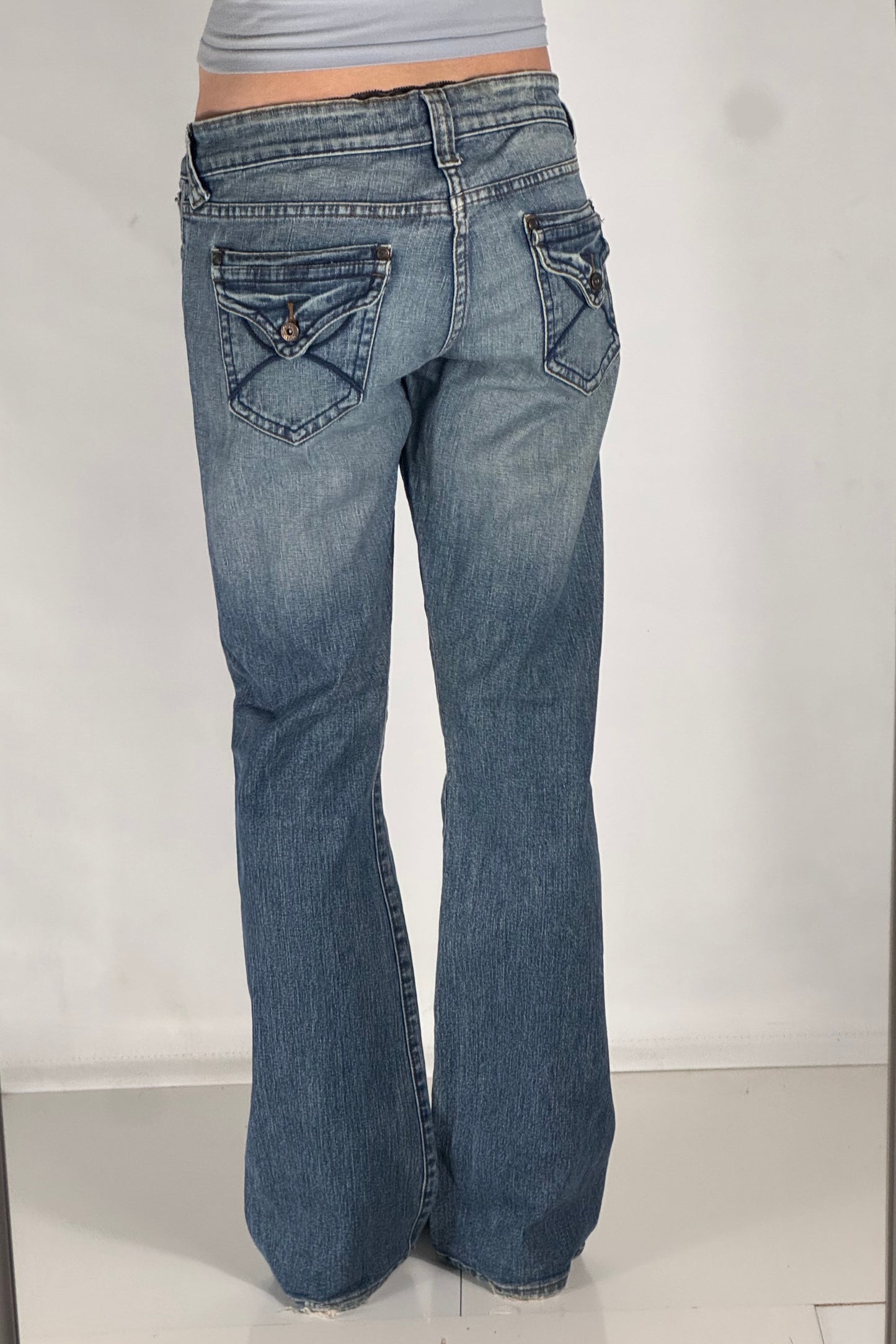 Lågmidjade jeans stl: S